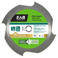 7 1/4&quot; x 4 Teeth Fiber Cement  Industrial Saw Blade Recyclable Exchangeable